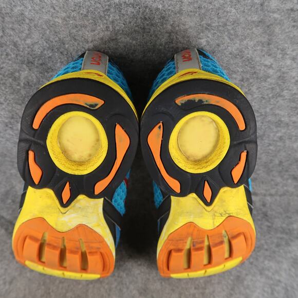 Newton Running Shoes Mens 9 Athletic Motion Trainer Sneaker Mesh Blue Yellow - Picture 12 of 13